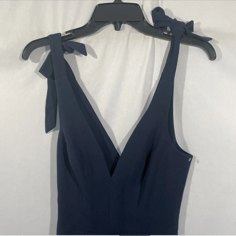 NEW $176 Dress The Population [ XXS ] Lita Tie Cocktail Dress in Blue #Q293‎